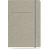 Ημερολόγιο ημερήσιο The Writing Fields Softline 2000 17x24cm 2024 με λάστιχο soft εξώφυλλο με υφή δέρματος Warm Grey